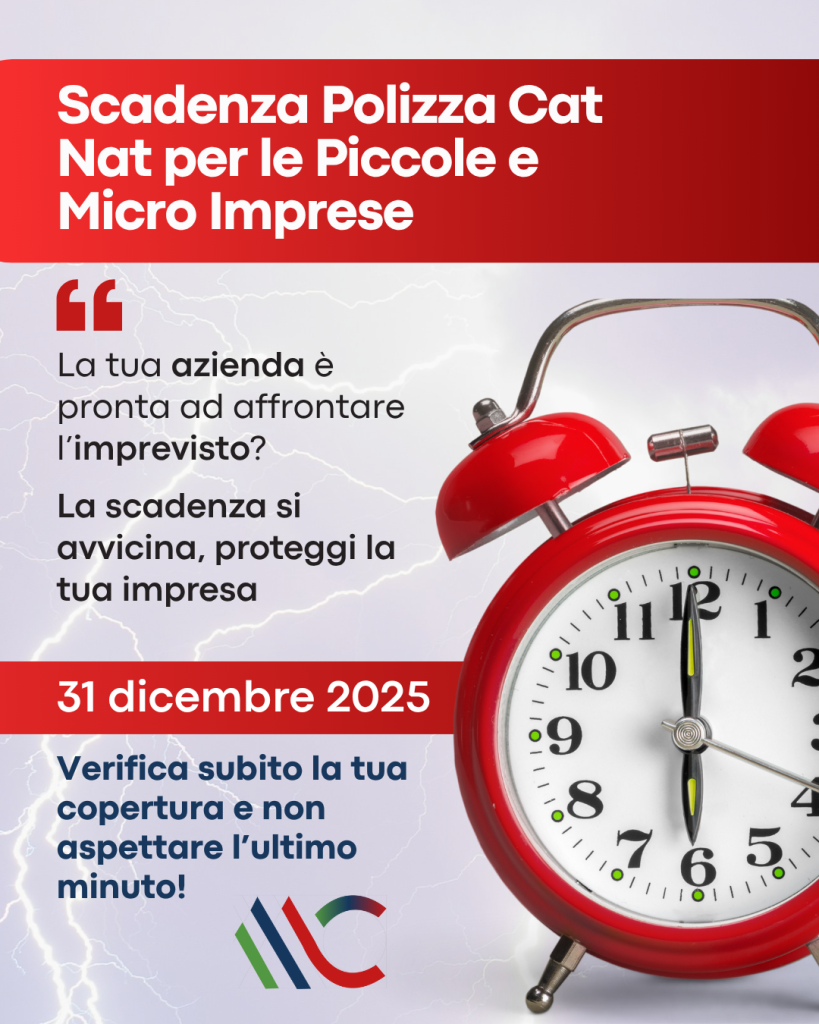 Scadenza cat nat 31 dicembre 2025